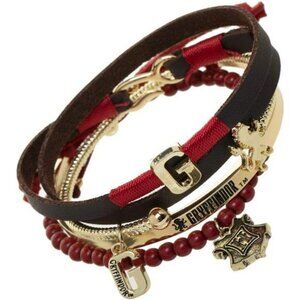 Harry Potter Gryffindor Friendship Bracelet Set 4 Pack Gift for Fans Kids